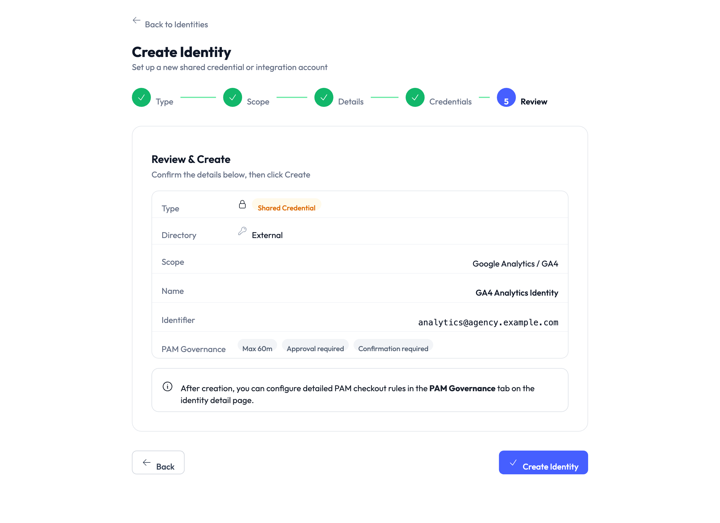 Step 5 — Review & Create